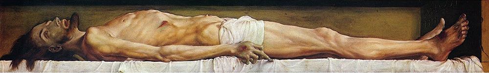 'The Body of the Dead Christ in the Tomb' (1521), by Hans Holbein the Younger