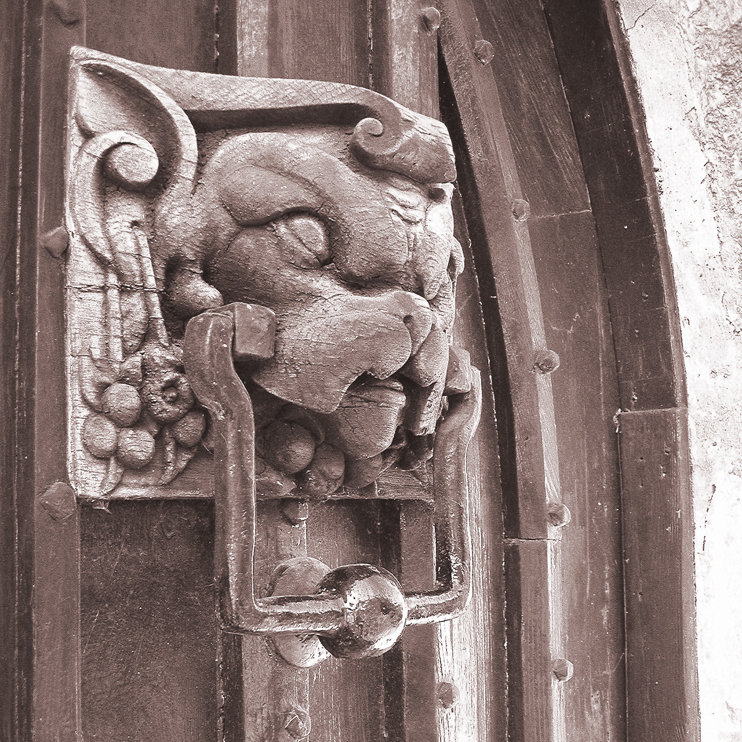 A door knocker