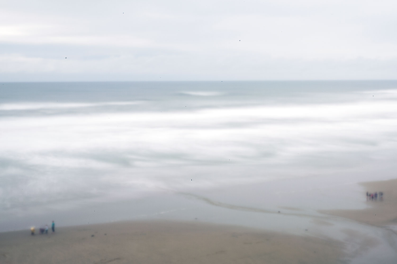 Historic Nye Beach through a digital pinhole camera