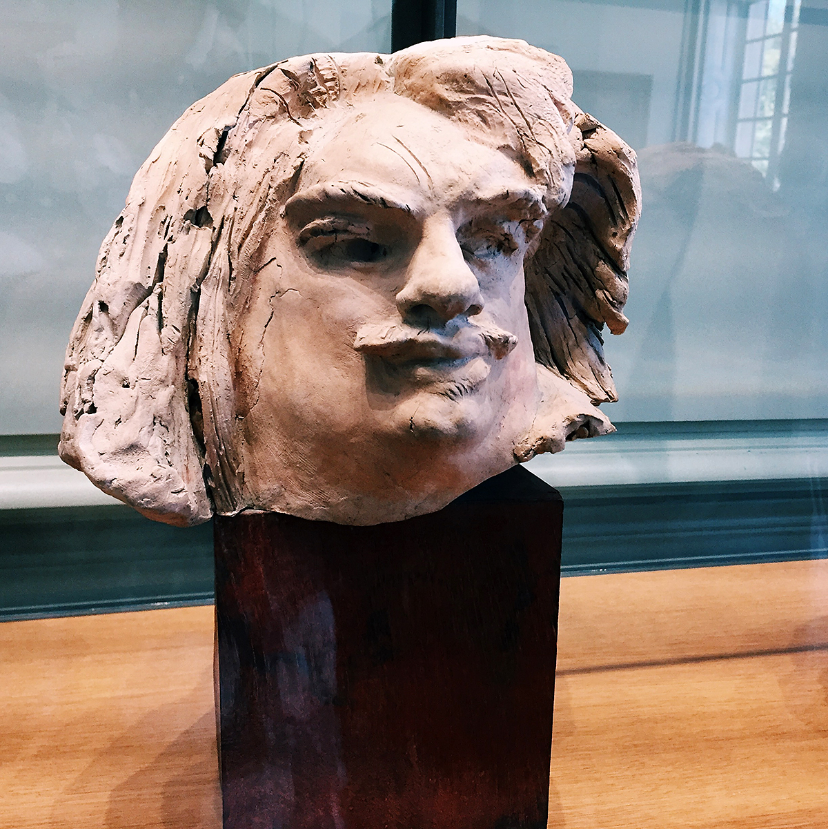 Ceramic bust of Balzac by Rodin, from the Rodin museum