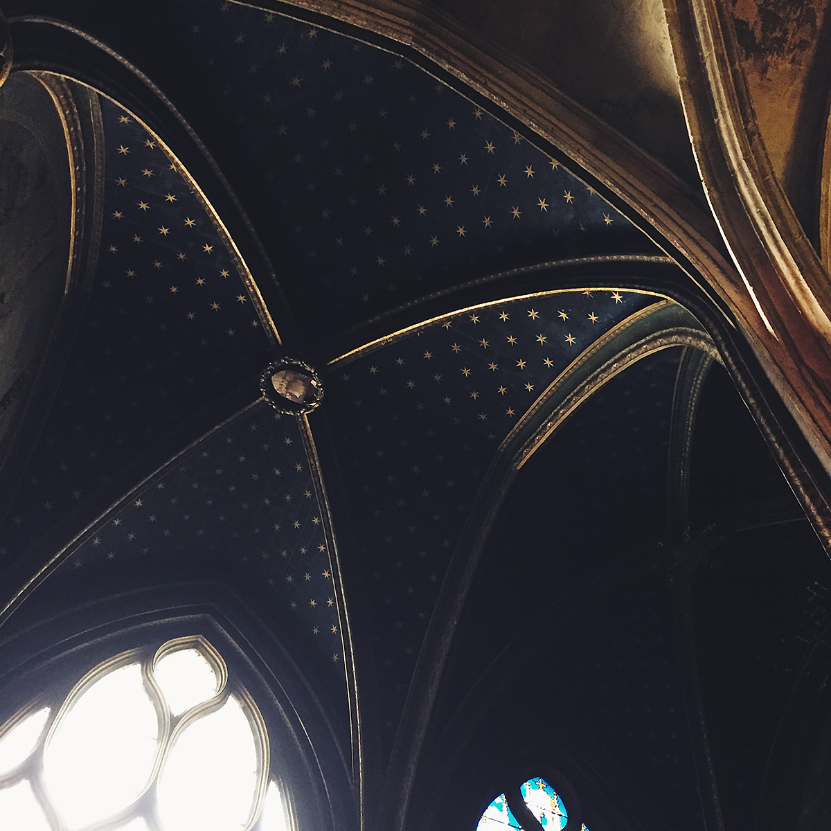 Vaulting in the church of Saint Séverin