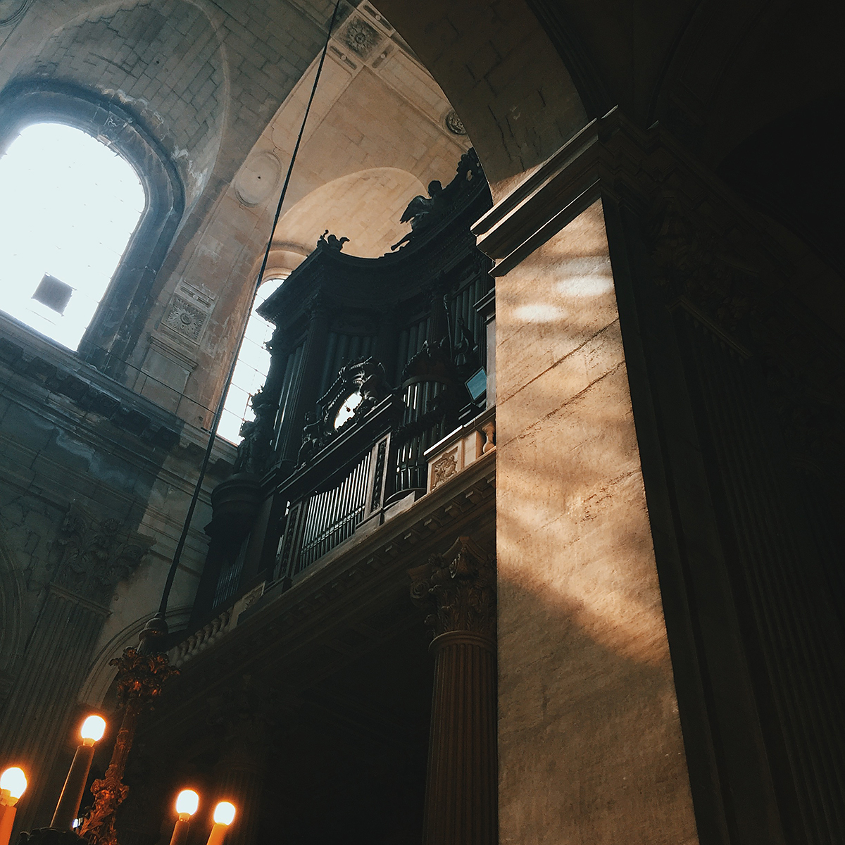 The organ at Saint Sulpice, Paris