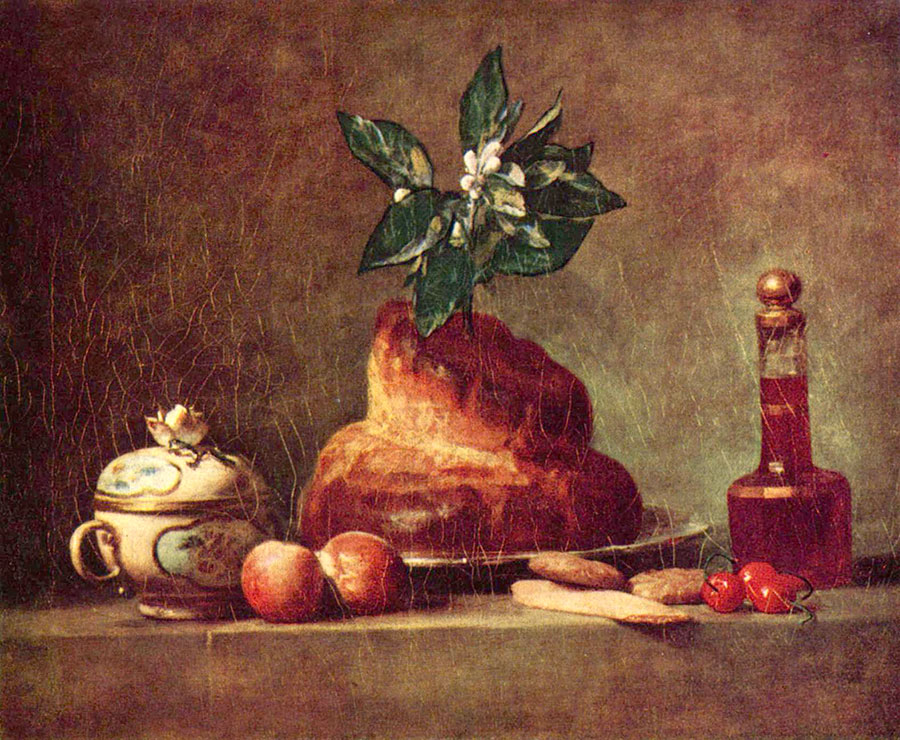 a painting of brioche