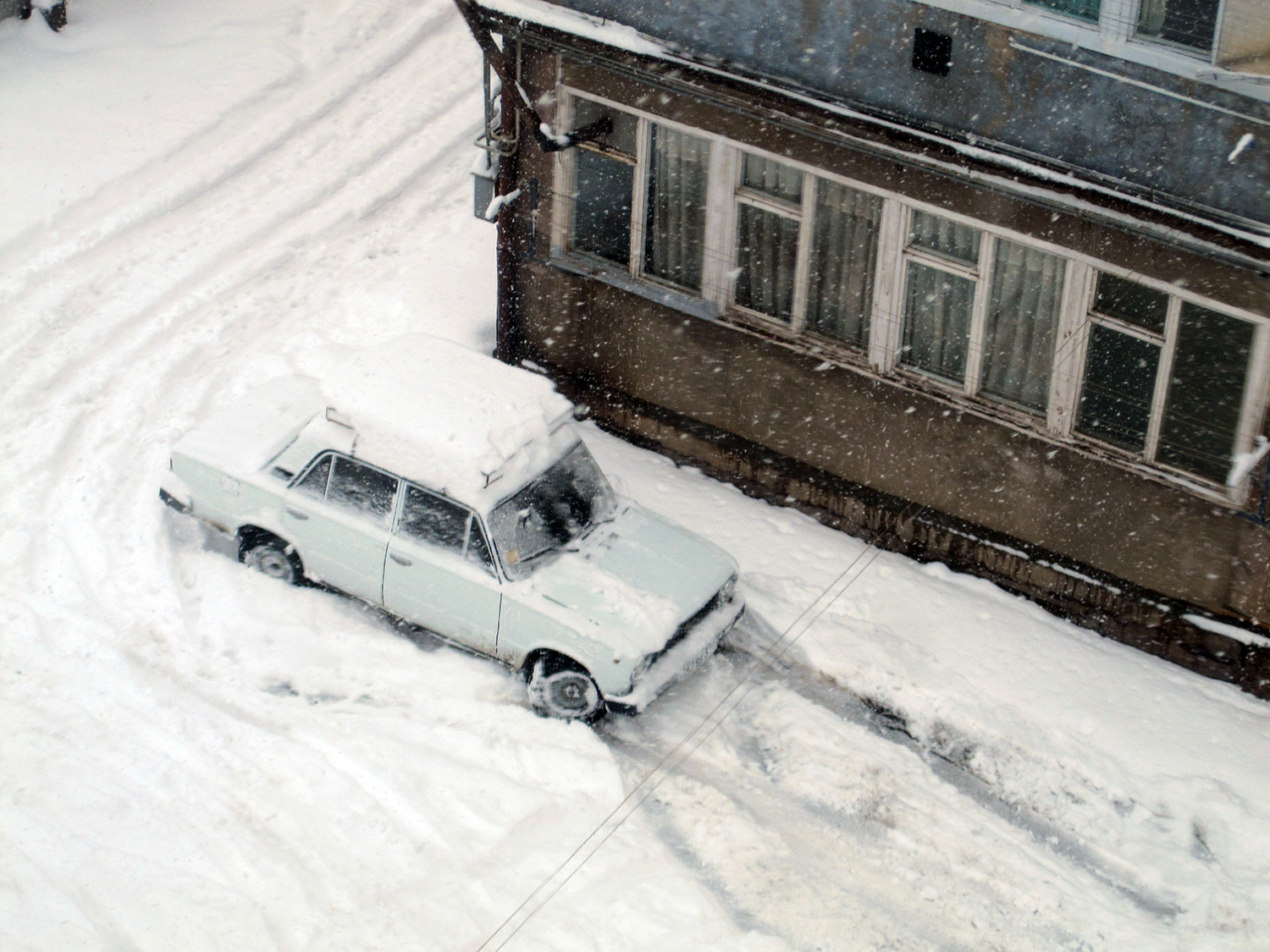 view from the kitchen window