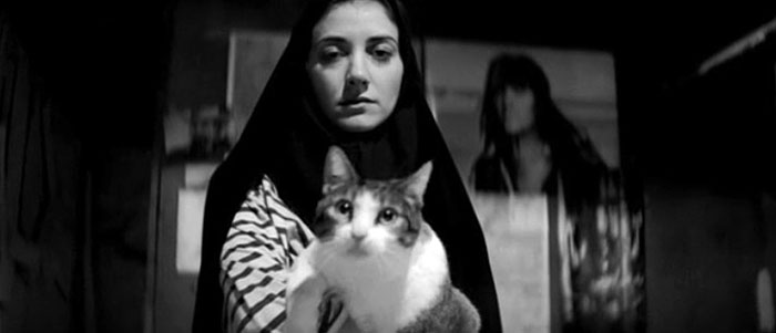 A scene from 'A Girl Walks Home Alone'